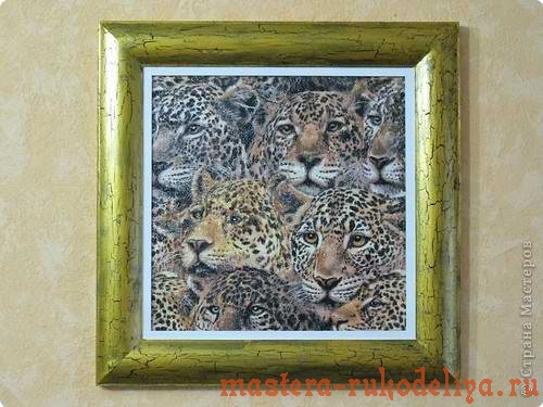 Мастер-класс по декупажу: Картина с леопардами