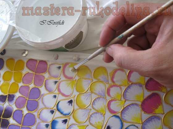 Мастер-класс по созданию цветов из ткани: Анютины глазки