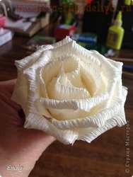 Мастер-класс по букетам из конфет: Белые розы