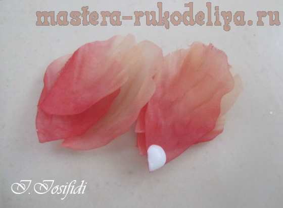Мастер-класс по созданию цветов из ткани: Староанглийская роза Остина