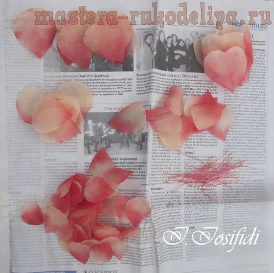 Мастер-класс по созданию цветов из ткани: Староанглийская роза Остина
