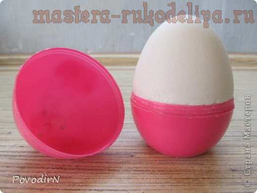 Мастер-класс по лепке из гипса: Заготовки для пасхальных яиц