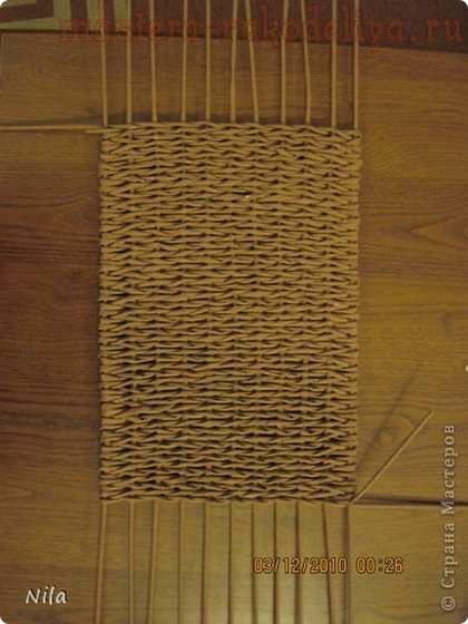 Мастер-класс по плетению из газет: Плетение квадратной (прямоугольной) коробки