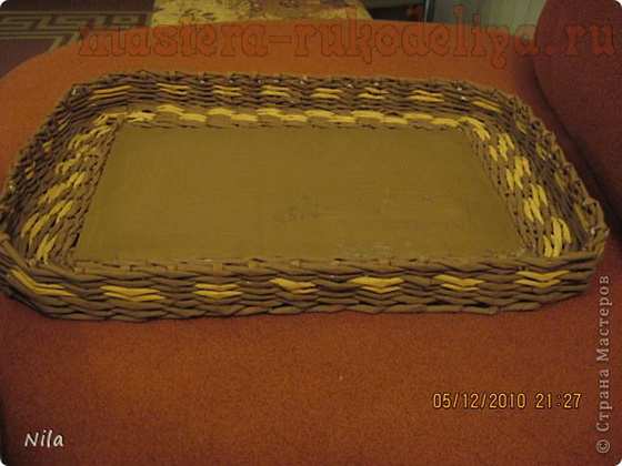 Мастер-класс по плетению из газет: Плетение квадратной (прямоугольной) коробки