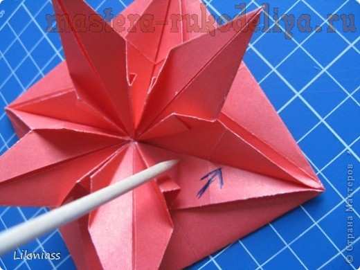 Мастер-класс по оригами: Венок на Рождество