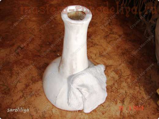 Мастер-класс по папье-маше: Индийская ваза