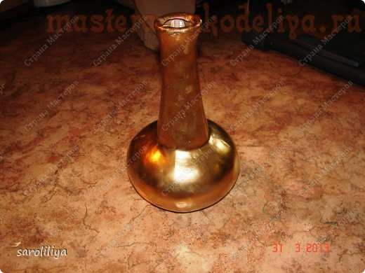 Мастер-класс по папье-маше: Индийская ваза