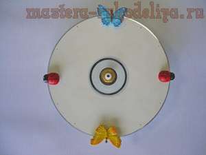 Мастер-клас: Часы из CD-диска