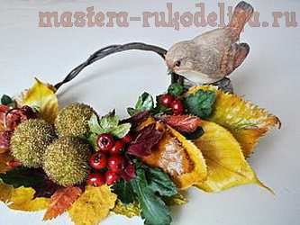Мастер-класс по декорированию: Осенняя композиция за 5 минут