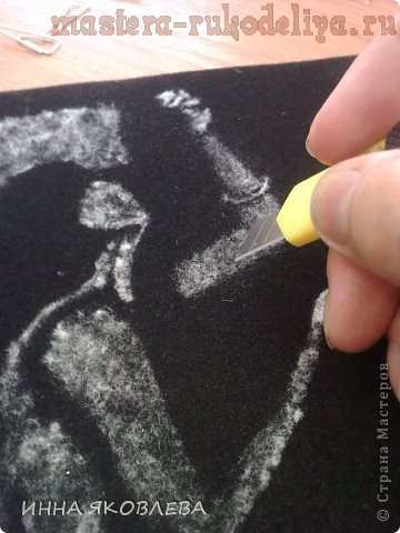 Мастер-класс по росписи: Картины тополиным пухом на бархатной бумаге