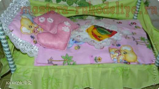 Мастер-класс по шитью игрушек: Двухъярусная кровать для кукол