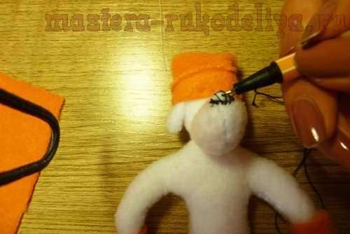 Мастер-класс по шитью: Новогодняя игрушка "Мечта барбоса"