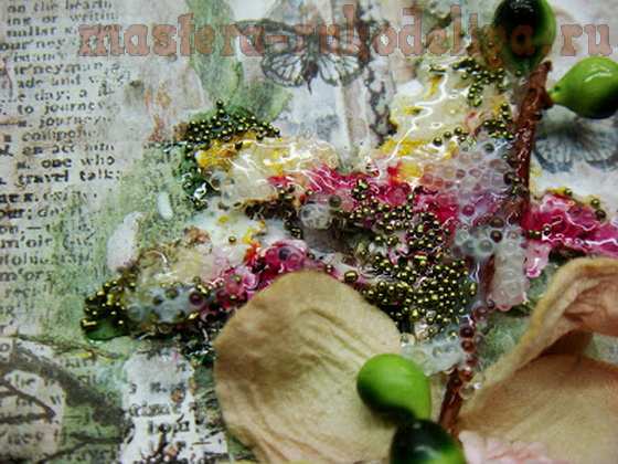 Мастер-класс по скрапбукингу: Блокнотик с сухоцветами