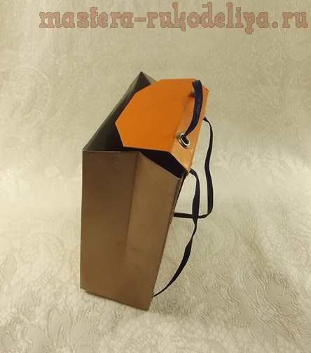 Мастер-класс по скрапбукингу: Подарочная коробочка в виде рюкзака