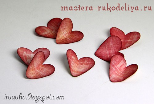 Мастер-класс по скрапбукингу: цветок из сердечек