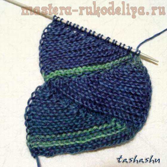 Мастер-класс по вязанию спицами: Вязание чешуи