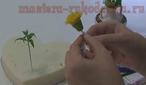 Мастер-класс по основам керамической флористики: Одуванчик полевой 