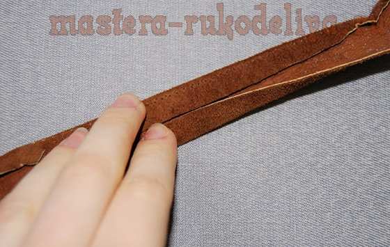 Мастер-класс по сборке бижутерии: Модный кожаный браслет с цепями