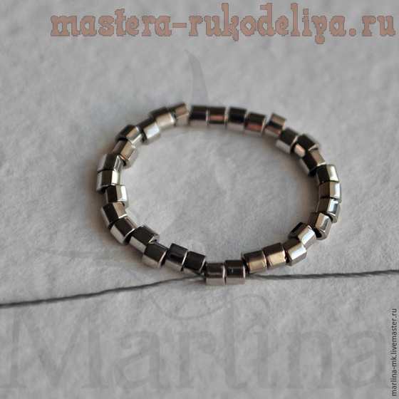 Мастер-класс по бисероплетению: Браслет из бисера и кристаллов Swarovski