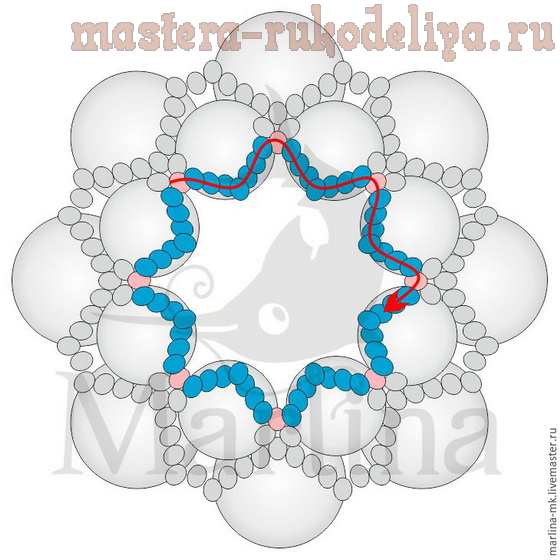 Мастер-класс по бисероплетению: Кулон 