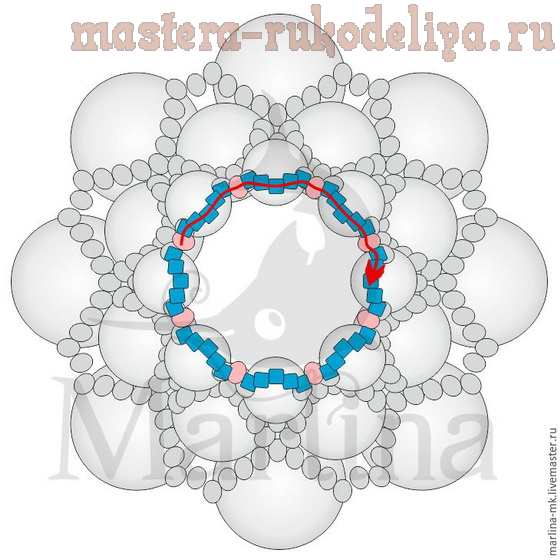 Мастер-класс по бисероплетению: Кулон 