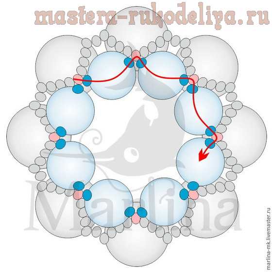 Мастер-класс по бисероплетению: Кулон 