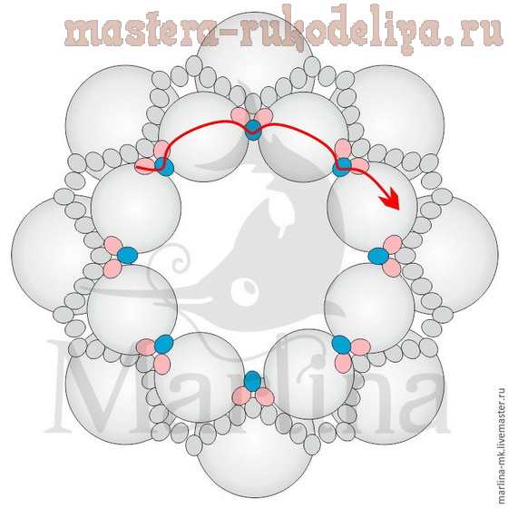 Мастер-класс по бисероплетению: Кулон 