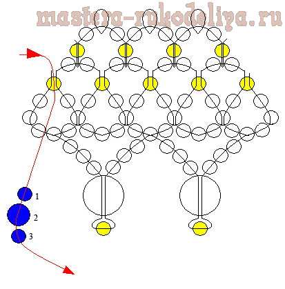 Мастер-класс по бисероплетению: Свадебное колье Татьяна