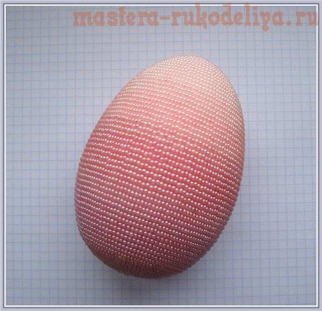 Плетем пасхальные яйца из бисера