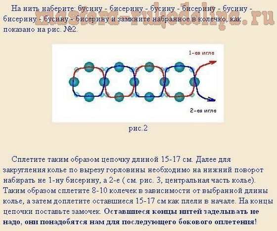 Мастер-класс по бисероплетению: Жгут-кормилец. Плетение двумя иглами