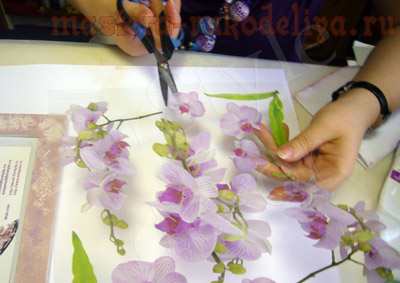 Мастер-класс по объемному декупажу: Рамка с орхидеями