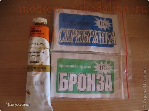 Мастер-класс по декупажу: Как из одношагового кракелюра сделать двухшаговый