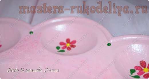 Мастер-класс по декупажу на пластике: Тарелка для кулича и пасхальных яиц