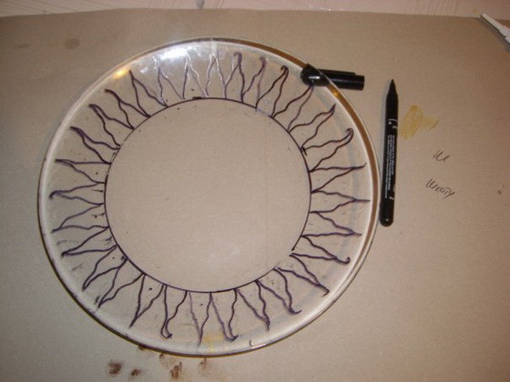 Мастер-класс по декупажу на стекле: Декоративная тарелка «Масаи»