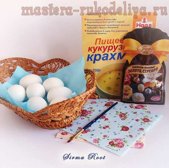 Мастер-класс по декупажу: Пасхальные яйца