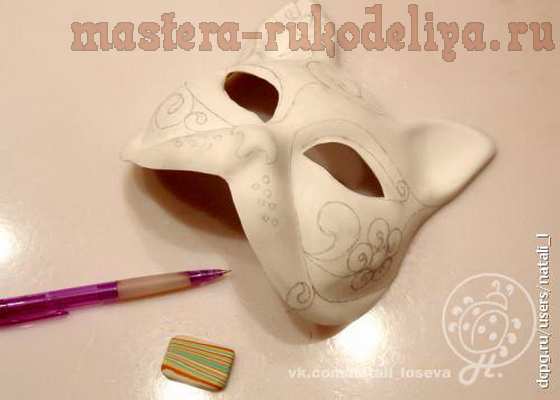 Мастер-класс по декупажу на дереве: Венецианская маска