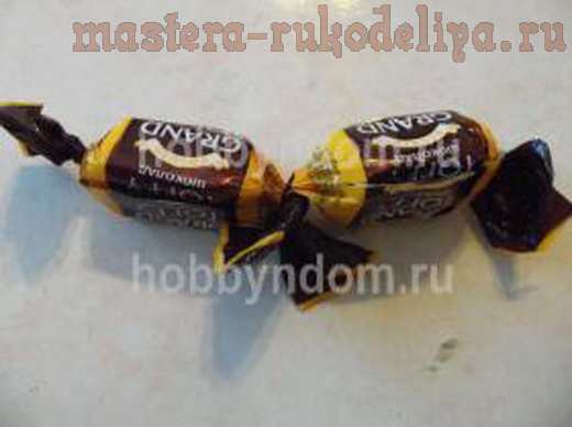 Мастер-класс по букетам из конфет: Ананас