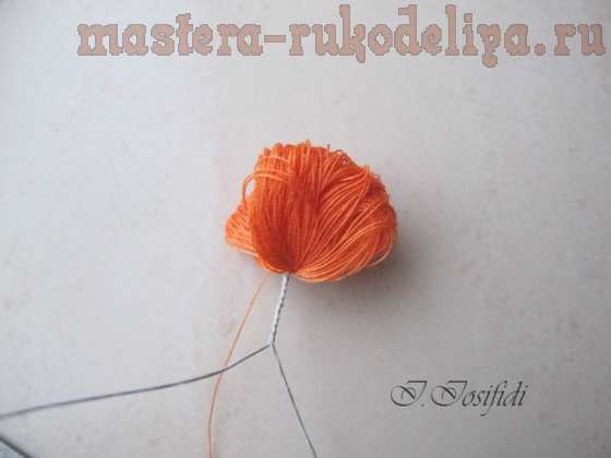 Мастер-класс по созданию цветов из ткани: Роза Остина из полиэстра