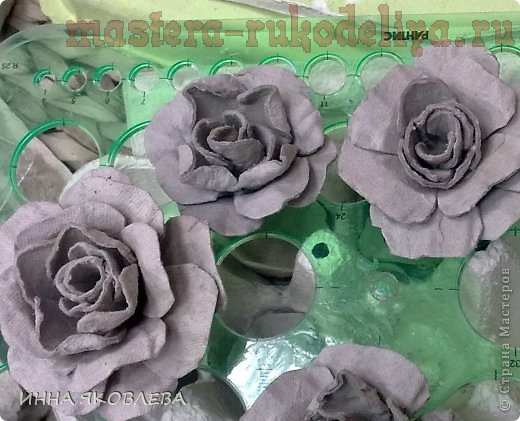 Мастер-класс по флористике: Розы из яичного контейнера
