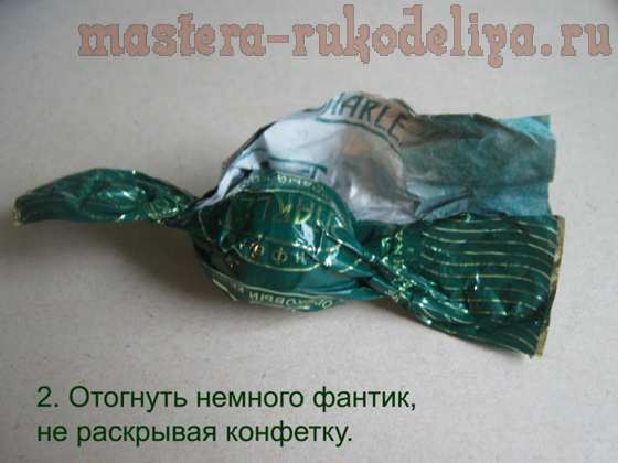 Мастер-класс по букетам из конфет: Рябина