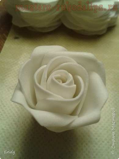 Мастер-класс по цветам из фоамирана: Простейший способ создания розы