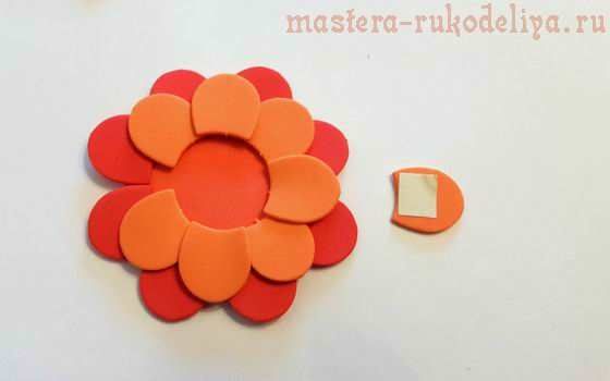 Мастер класс по поделкам из фоамирана: Цветочное 3-D панно из фоамирана