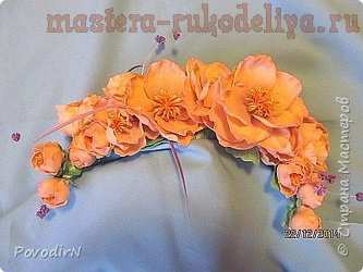 Мастер-класс по цветам из фоамирана: Цветочный венок