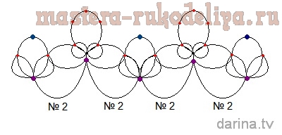 Схема фриволите, анкарс: Свадебные ожерелье и серьги Ольга