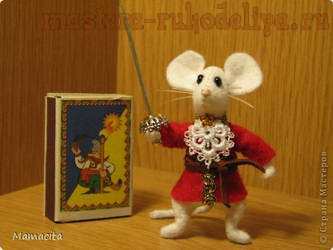 Мастер-класс по шитью из фетра: Мышь Соня
