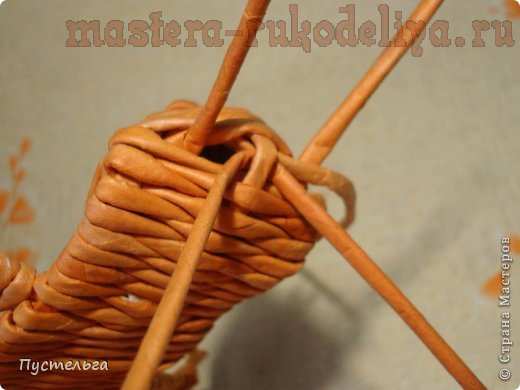 Мастер-класс по плетению из газет: Бельчонок