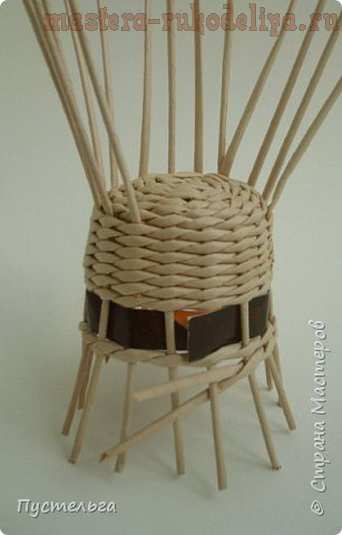 Мастер-класс по плетению из газет: Кресло