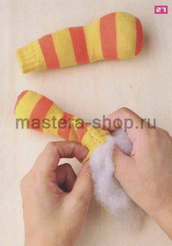 Мастер-класс по шитью игрушек из носков: Собачка