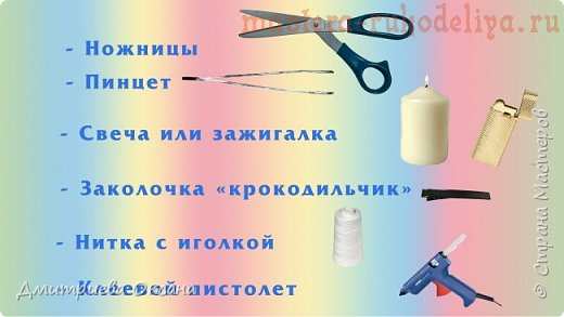 Видео мастер-класс по канзаши: Заколка Цветы яблони