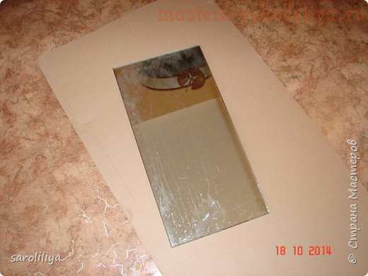 Мастер-класс по картонажу: Рама для зеркала из гофрокартона